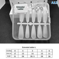 100Pcs/Box Frosted Press On Nails Short Style Ultra Thin Traceless False Nail Tips Mixed Size Manicure Tool