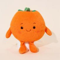 Realistic Scented Fruits Plush Toy Stuffed Durian,Peach,Mangosteen,Persimmon,Dragon Fruit Soft Doll Kids Toys Home Decor 14cm