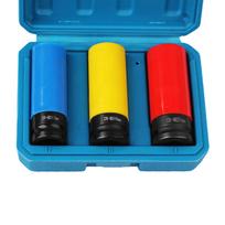 Wheel Socket Set Wheel Protector Impact Socket with Storage Case 1/2 inch Drive Thin Socket Set for Men Husband Dad durable