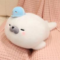 Octopus Seal Plush Toy 15cm Cute Seal Plush Doll Pendant 25/45cm Seal Throw Pillow Stuffed Animal Toy Kid Birthday Gift 15cm-pendant