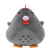 20 cm „Stardew Valley“ vištienos pagalvė, pliušinis, minkštas, pliušinis žaislas, animacinis „Stardew Valley“ vaikų gimtadienio dovana, kalėdinė dovana pilka
