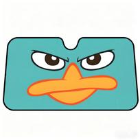 Cartoon P-Phineas A-And F-Ferb Sun Visor Car Windshield Sunshade  Foldable Automotive  Protection Sun Block Cover