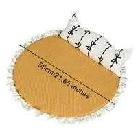Cat Cooling Mat Sleeping Removable Pad with Pillow Summer Pet Cooling Mat for Cats for Home Entryway Floor House Camping