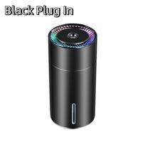 4-in-1 Car Aromatherapy Humidifier RGB LED Lights Car Air Freshener Air Purifier  Desk Use Black Plug In