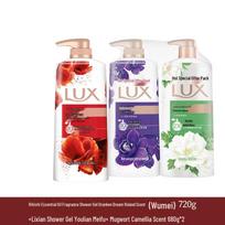 Lux Essential Oil Fragrance Shower Gel Set