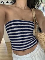 Fall Winter Open Shoulder One-Word Strap Bodycon Top Sexy Undershirt Gauze Scarf M mėlyna
