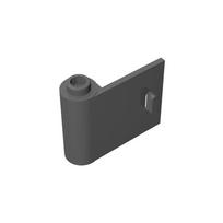 50g Interlocking Building Blocks 1x3x2 Car Door (Left), Standard tamsiai pilka spalva