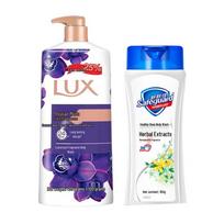 Lux Fragrance & Safeguard Aloe Body Wash Bundle
