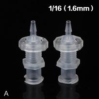 [TL][TL]2Pcs Luer Lock Adapter PP Plastic Air Valve Pipe Subpackaging Instrument Connector
