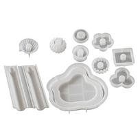 10Pcs Stacking Silicone Candle Molds for Making Pillars Candle Soap Epoxy Resin Craft Chocolate Cake Molds Fondant Molds 1