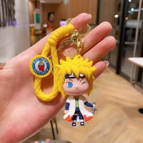 Naruto Anime Keychain – Kawaii Cartoon Pendant, Backpack/Car Decoration, Mini Action Figure  Toy , Cool Gift for Fans
