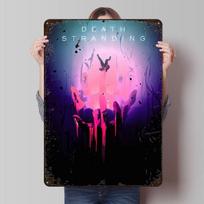 Death Stranding Game Art Poster Customized Wall Art Vintage Metal Signs Retro Tin Plaque for Man Cave Home Decorations House 20x30cm（7.8x11.8inch）