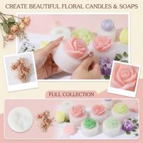 3D Daffodil Silicone for Epoxy Resin, Plaster and Candle Making - DIY Ornament One Size balta
