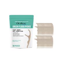 ORALHOE Gentle Daily Interdental Floss Picks - Soft Head for Teeth Cleaning and Care
