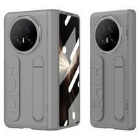 For Honor Magic V5 5G Case Kickstand Wristband Hard PC Phone Cover juoda