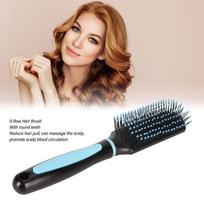 3pcs Gentle Detangling Hair Brush Volumising Styling Brush Daily Styling 9 Row Hair Brush  For Women
