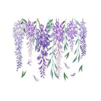 Wisteria Vine tualeto lipdukas Nuimamas lipnus vandeniui atsparus PVC gyvenamojo kambario sienų menas vonios kambario tualeto dangčio dekoravimo lipdukas