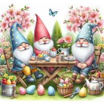 Santa Claus and Deer Diamond Painting New 2024 Diy Diamond Mosaic Full Round/Square Cartoon Christmas Gift Wall Art Renovation Full Round 20x20CM