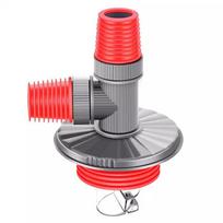 Anti-Odor & Anti-Overflow Tee Joint for Washing Machine Drainage & Washbasin Sealing One piece