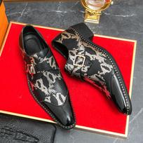 Madinga Retro Gyvatės Odos Suknelė Vyriški Vienuolio Batai Su Smailiais Pirštais Sagtis Verslo Biuras Vestuvės Formalūs Patogūs Vyriški Batai 44 black