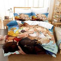 3D Anime Atelier Ryza 2 Lost Legends & the Secret Fairy Bedding Set Single Twin Full Queen King Size Bed Set Adult Kid Bedroom 70x133cm 2pcs