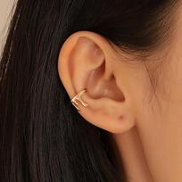 Chic Water Drop Molten Lava Ear Cuff Earrings