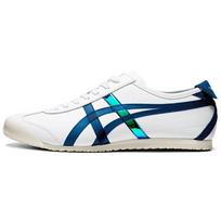 Onitsuka Tiger Mexico 66 Patogūs Lengvi Kvėpuojantys Patvarūs Neslystantys Žemi Laisvalaikio Bėgimo Batai Unisex Kedai Balti Mėlyni 1183B921-100 36 gray