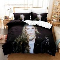 Tate Mcrae Bedding Set Single Twin Full Queen King Size Bed Set Aldult Bedroom Duvetcover Sets Anime Bed Sheet Set EU single(135x200cm)