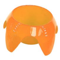Beach Cup Holder Plastic Multifunctional Beach Drink Holder for Snacks Sunglasses Phone Orange oranžinė