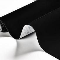 45cm*1m/3m/5m/10m Juodos spalvos lipni pliušinė medžiaga, lipni odinė veliūrinė medžiaga automobilių interjerui, papuošalų dėžutės dekoravimui 45cm x 1m juoda