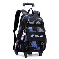 Mokyklinė rankinė su ritininiu mokiniu kuprinė 6 ratai (32*20*46cm)ZRY5142