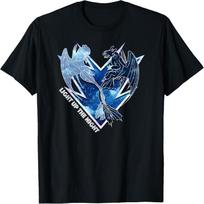 How to Train Your Dragon 3 Light Up the Night T-Shirt S juoda