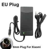 42V 2A Elektrinio dviračio, vienaračio, paspirtuko įkroviklio atsarginė dalis Elektrinio paspirtuko įkroviklio adapteris Xiaomi M365/Ninebot S1/S2/S3/S4 baterijoms juoda