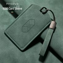 NFC Card Holder: Compatible Protective Case for Smart S7/R7 Cards, with Proximity and Premium Feel Orange + Leather Rope