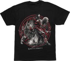Mortal Kombat X Circle Montage Graphic Tee Unisex Short Sleeve Shirt S-5XL Unisex T-Shirt XXXL