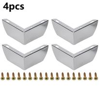4PCS Simple L-Shaped 2-In-1 Furniture Leg Bedside Table Support Leg For Sofas Beds Tables Hardware Furniture Accessories sidabras
