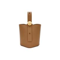 Loewe Pebble Bucket Mini Oak Women Bags Brown AANBBBMX01-3980 Basic Set (Bag+Dust Bag)
