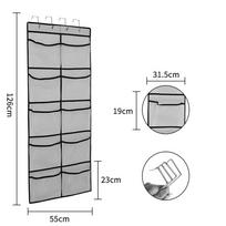 5/10 Pockets Hanging Bag with 2/4 Hooks Closet Holder Space Saving Storage Bag  for Home Dorm 10 pockets with 4 hooks