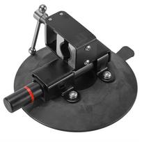 Anti Corrosion Car Flag Bracket Support Suitable For Outdoor Adventures Quick Release Suction Base Aluminum Construction Diameter 130mm black