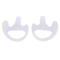 Silicone Earmold Earbud Tips Multi-sizes Open Ear Insert Earmould Earbuds Colorful Earbuds Cover Soft for Surveillance Earpiece