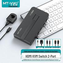 MT-viki 2-Port HDMI KVM Switch 4K@60Hz