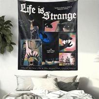 1pc Life is Strange Polyester Wall Tapestry 2D Print Wall Hanging for Bedroom Living Room Dorm Decor Perfect Gift for Game Fan 74x94cm(29x37in)