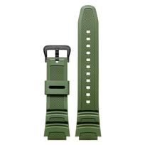 For Casio AE-1200 F-108WH SGW-300H W-216H AEQ-110W Silicone Rubber Replacement Watch Band 25x18mm Convex resin watch strap 25x18mm