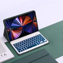 Klaviatūros dėklas Redmi Pad 2 11 colių 2025 m. Belaidė magnetinė klaviatūra su foniniu apšvietimu ir apsauginiu dangteliu Redmi Pad 2 2025 m. Funda English žalia
