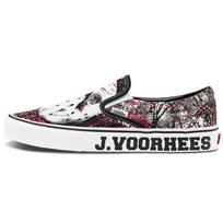 House of Terror x Vans Classic Slip-On Penktadienis 13-oji Unisex Kedai Juodi True-White VN0A4U38ZPL 44 gray