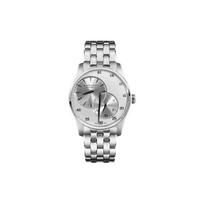 Hamilton Jazzmaster Series Automatic Mechanical Movement 50M Water Resistant Watch White Dial Stainless Steel Case Stainless Steel Bracelet H42615153 Regular Watch Box,White Dial