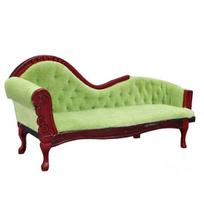 1/12 Lėlių namelio Miniatiūriniai Baldai Toffee Sofa Kėdė Sofa Realistiška Kompaktiška Puikus Apdirbimas Lėlių namelio Sofos Modelis žalia
