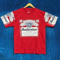 Budweiser King of Beers Genuine Bottle Label Promo Tee L Unisex T-Shirt S