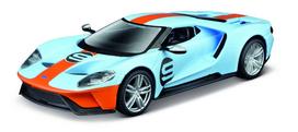 Automodeliukas Bburago Race 2019 Ford GT, įvairių spalvų, 18-41164