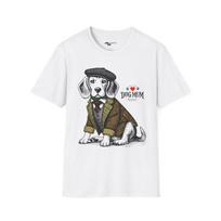 Proud Beagle Mum T-Shirt: Vintage Engraving Style XL